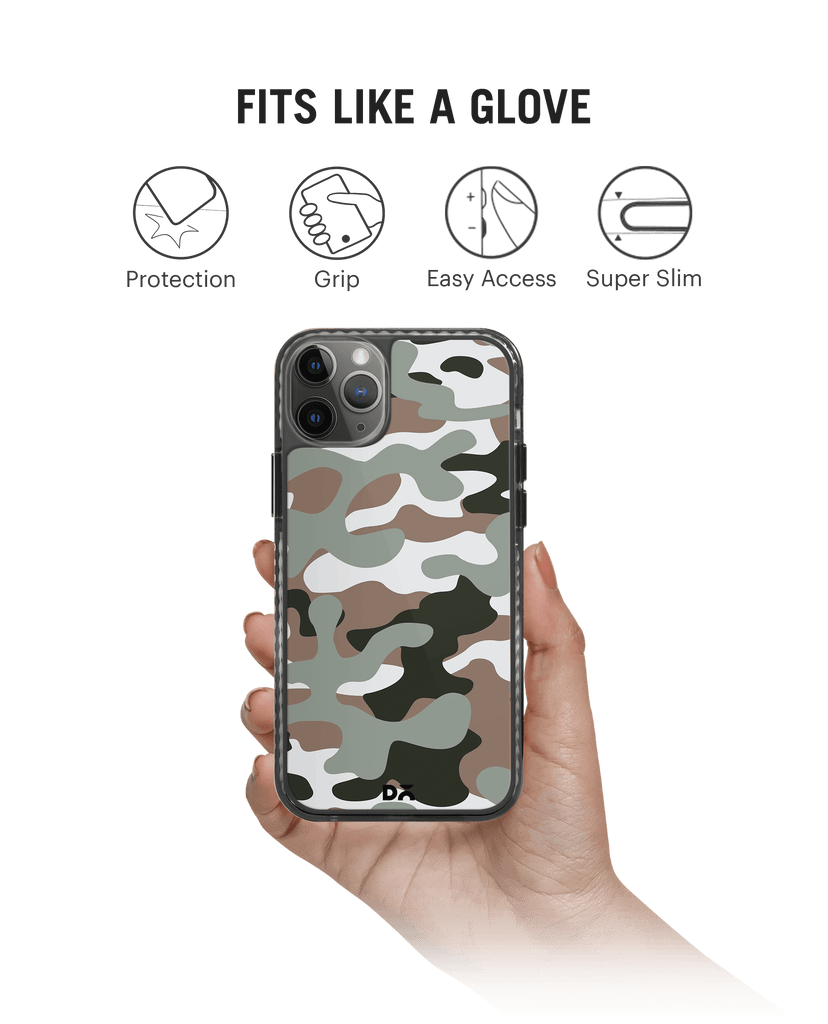 DailyObjects Camouflage Army Stride 2.0 Case Cover For iPhone 11 Pro Max
