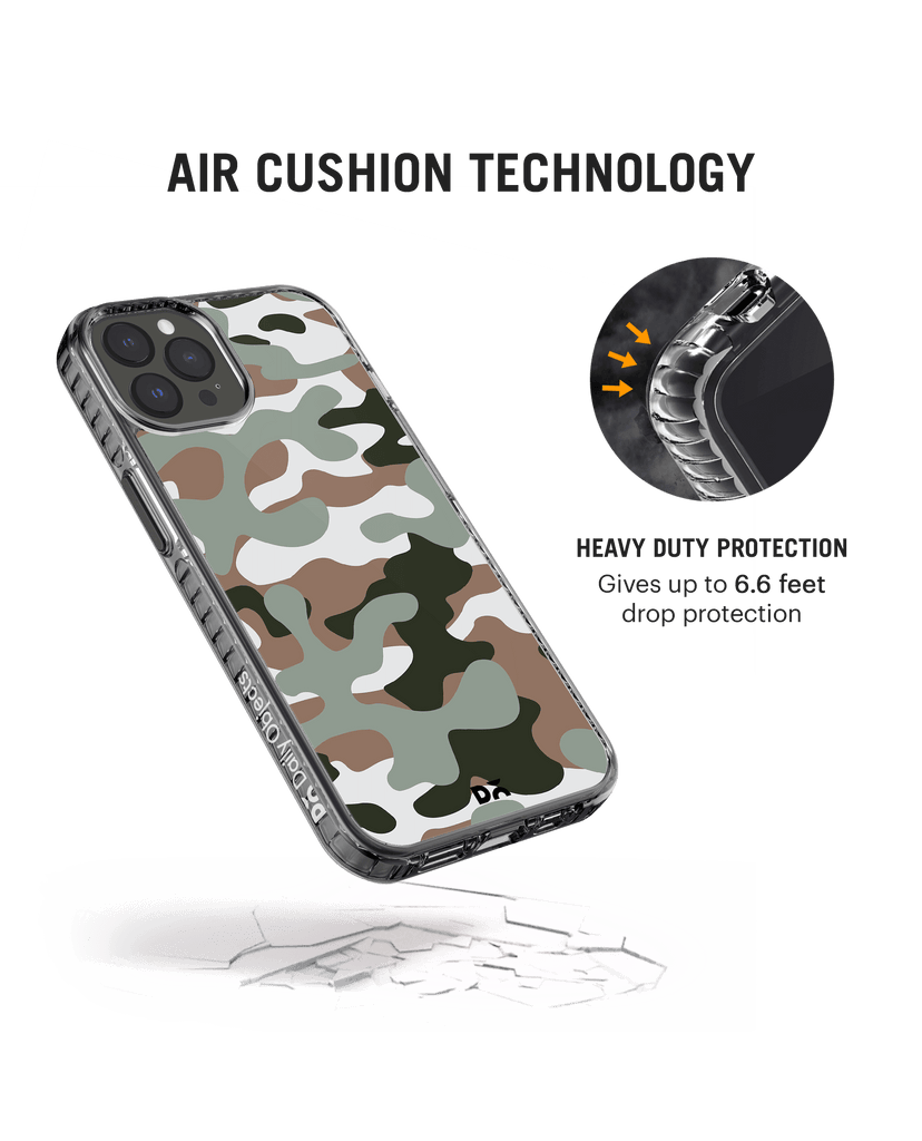DailyObjects Camouflage Army Stride 2.0 Case Cover For iPhone 12 Pro Max