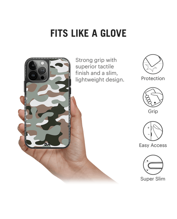 DailyObjects Camouflage Army Stride 2.0 Case Cover For iPhone 13 Pro