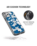 DailyObjects Camouflage Blue Stride 2.0 Case Cover For iPhone 11 Pro