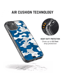DailyObjects Camouflage Blue Stride 2.0 Phone Case Cover For iPhone 14 Plus