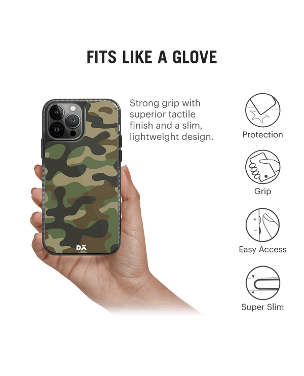 DailyObjects Camouflage Stride 2.0 Case Cover For iPhone 13 Pro Max