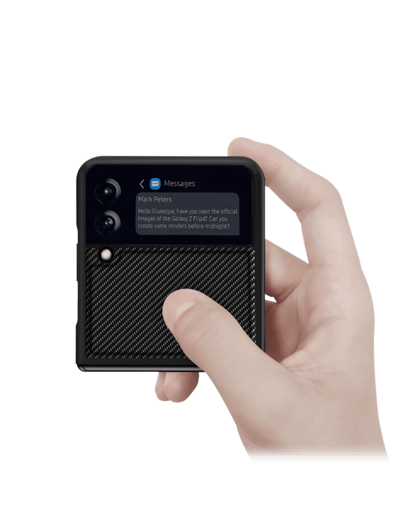 Carbon Fiber Case For Samsung Galaxy Z Flip 4