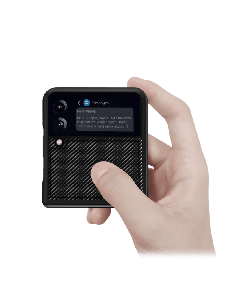 Carbon Fiber Case For Samsung Galaxy Z Flip 4