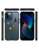 DailyObjects Clear Bulbs Black Hybrid Clear Case Cover For iPhone 12 Pro Max