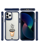 DailyObjects Coffee Is Love Blue Hybrid Clear Case Cover For iPhone 11 Pro