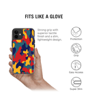 DailyObjects Color Block Camo Stride 2.0 Case Cover For iPhone 12