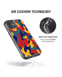 DailyObjects Color Block Camo Stride 2.0 Case Cover For iPhone 12