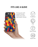 DailyObjects Color Block Camo Stride 2.0 Case Cover For iPhone 13 Mini