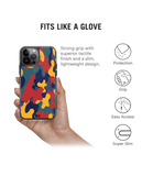 DailyObjects Color Block Camo Stride 2.0 Phone Case Cover For iPhone 14 Pro Max