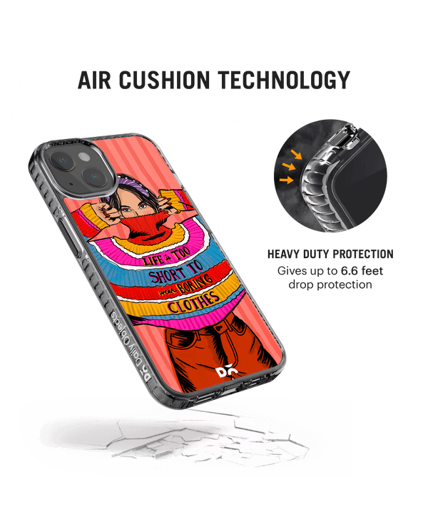 DailyObjects Colourblock Jumper Stride 2.0 Case Cover For iPhone 13 Mini