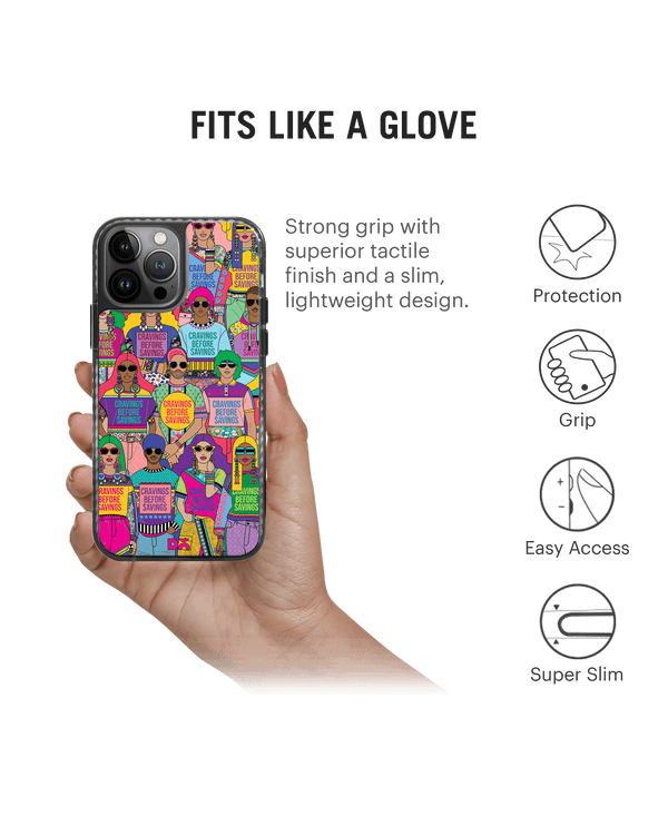 DailyObjects Cravings Before Savings Stride 2.0 Phone Case Cover For iPhone 14 Pro