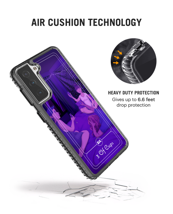 DailyObjects 3 Of Cups Stride 2.0 Case Cover For Samsung Galaxy S21