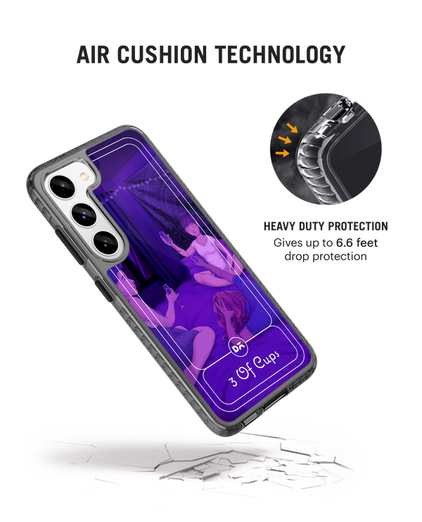 DailyObjects 3 Of Cups Stride 2.0 Case Cover For Samsung Galaxy S23 Plus