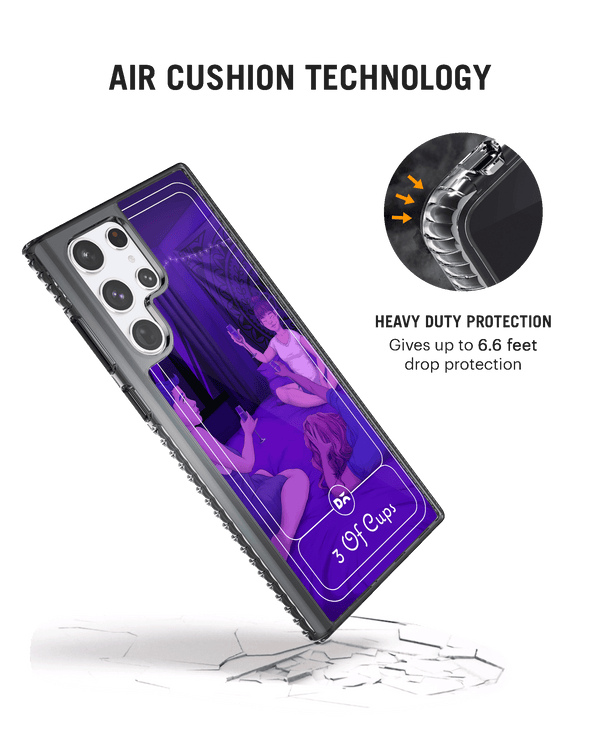 DailyObjects 3 Of Cups Stride 2.0 Case Cover For Samsung Galaxy S23 Ultra