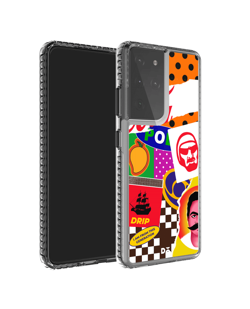 DailyObjects 90's Rule Stride 2.0 Case Cover For Samsung Galaxy S21 Ultra