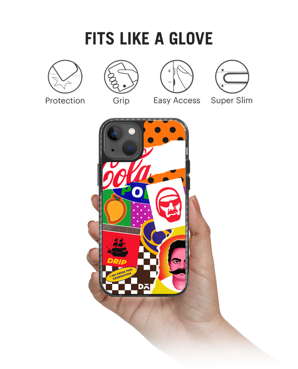 DailyObjects 90's Rule Stride 2.0 Phone Case Cover For iPhone 15