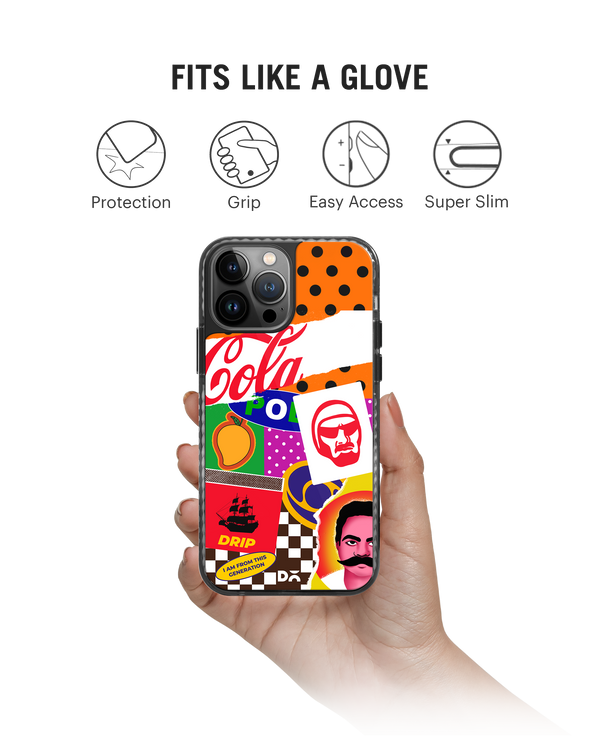 DailyObjects 90's Rule Stride 2.0 Phone Case Cover For iPhone 15 Pro Max