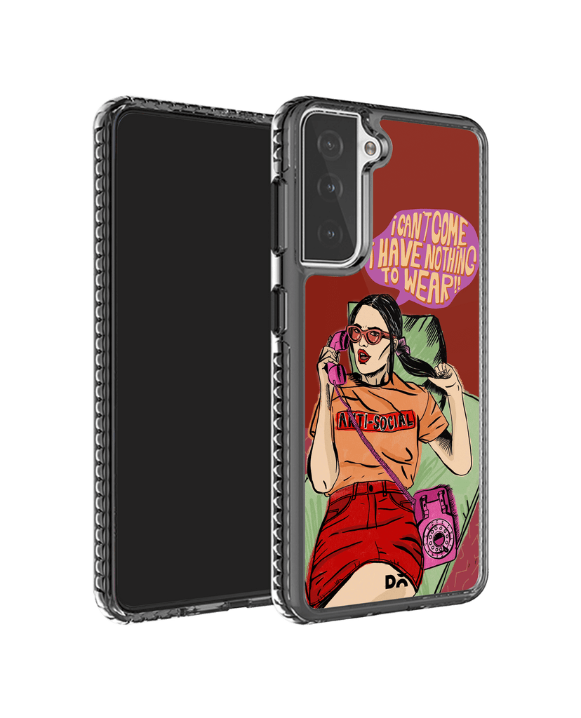 DailyObjects Anti Social Babe Stride 2.0 Case Cover For Samsung Galaxy S21 FE