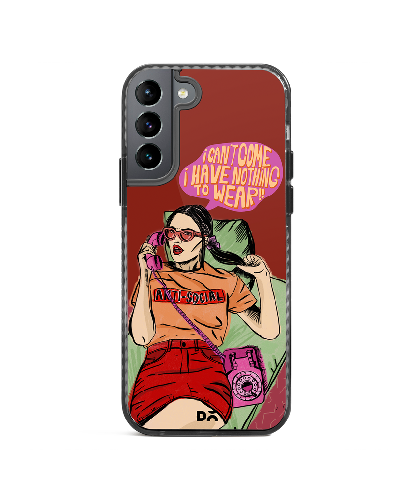 DailyObjects Anti Social Babe Stride 2.0 Case Cover For Samsung Galaxy S21 Plus