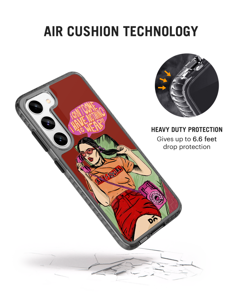 DailyObjects Anti Social Babe Stride 2.0 Case Cover For Samsung Galaxy S23 Plus