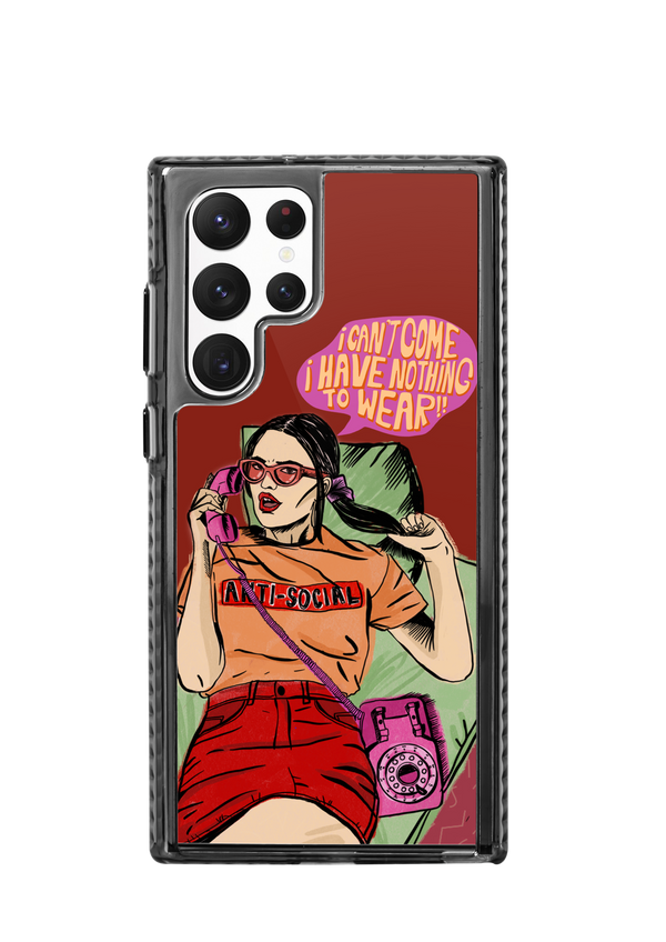 DailyObjects Anti Social Babe Stride 2.0 Case Cover For Samsung Galaxy S23 Ultra