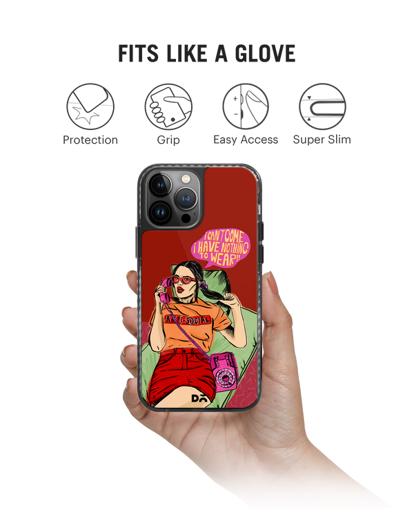 DailyObjects Anti Social Babe Stride 2.0 Phone Case Cover For iPhone 15 Pro Max