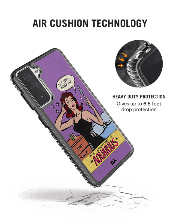 DailyObjects Aquarius Stride 2.0 Case Cover For Samsung Galaxy S21