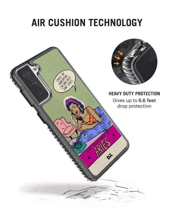 DailyObjects Aries Stride 2.0 Case Cover For Samsung Galaxy S21