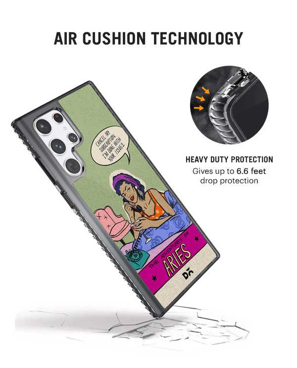 DailyObjects Aries Stride 2.0 Case Cover For Samsung Galaxy S23 Ultra