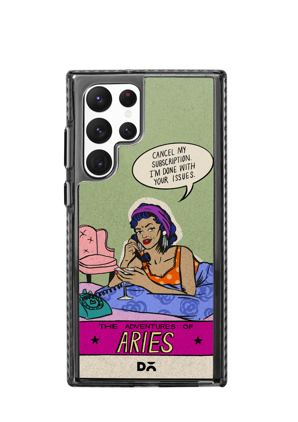 DailyObjects Aries Stride 2.0 Case Cover For Samsung Galaxy S23 Ultra