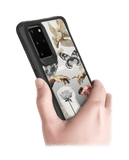 DailyObjects Art Affair Black Hybrid Clear Case Cover For Samsung Galaxy S20 Plus