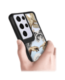 DailyObjects Art Affair Black Hybrid Clear Case Cover For Samsung Galaxy S21 Ultra