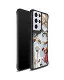 DailyObjects Art Affair Black Hybrid Clear Case Cover For Samsung Galaxy S21 Ultra