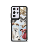 DailyObjects Art Affair Black Hybrid Clear Case Cover For Samsung Galaxy S21 Ultra