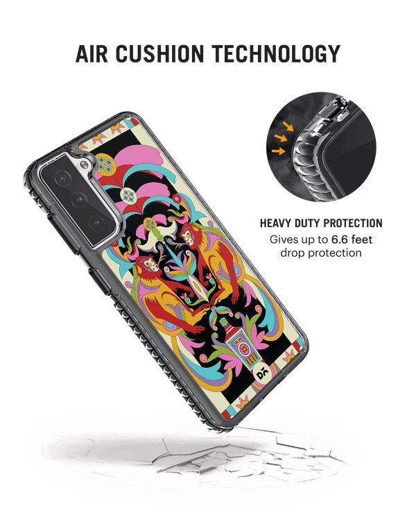 DailyObjects Bandar Mela Stride 2.0 Case Cover For Samsung Galaxy S21