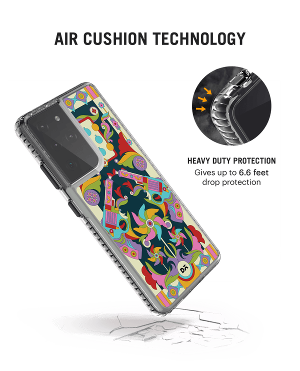 DailyObjects Bandook Mela Stride 2.0 Case Cover For Samsung Galaxy S21 Ultra