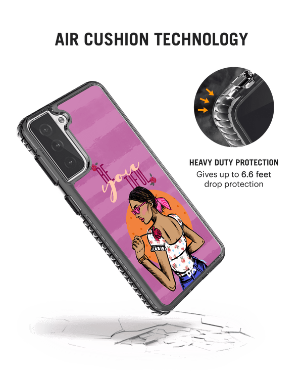 DailyObjects Be You Tiful Stride 2.0 Case Cover For Samsung Galaxy S21
