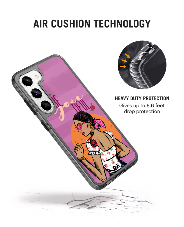 DailyObjects Be You Tiful Stride 2.0 Case Cover For Samsung Galaxy S23 Plus