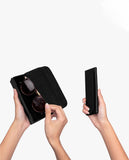 Faux Leather Foldaway Slim Eyewear/Sunglass Case