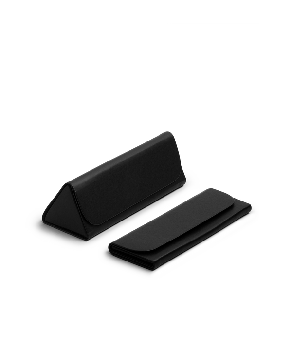 Faux Leather Foldaway Slim Eyewear/Sunglass Case