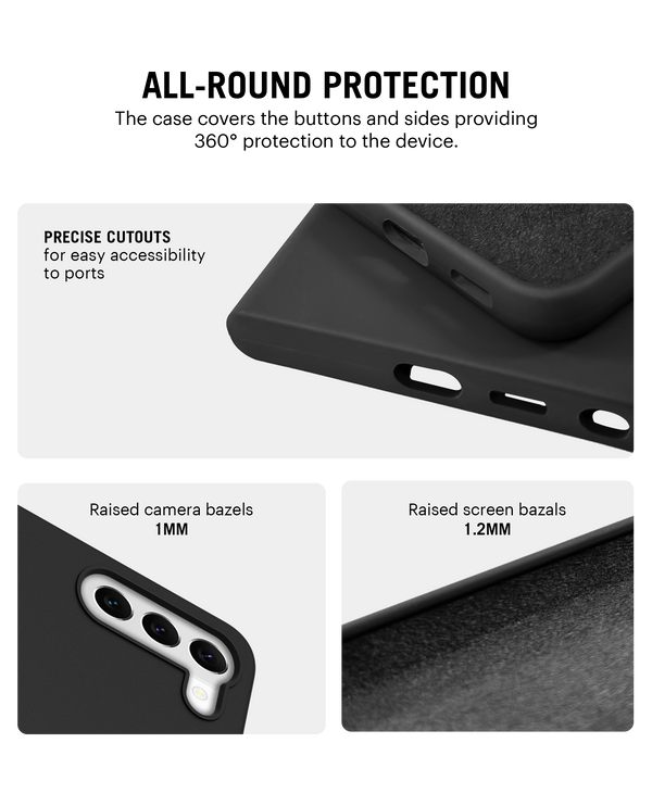 DailyObjects Black Flekt Silicone Case Cover For Samsung Galaxy S23 Plus