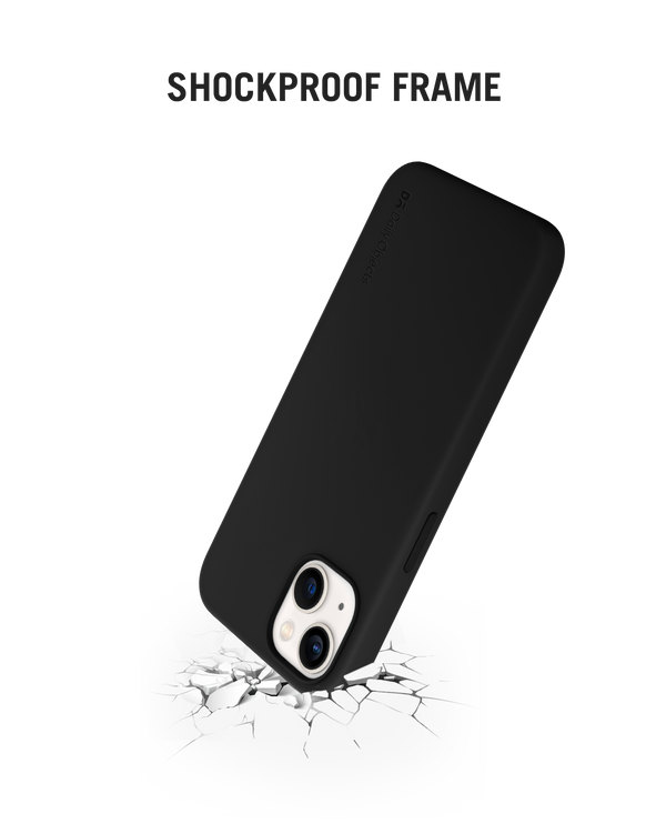 DailyObjects Black Flekt Silicone Phone Case Cover For iPhone 14 Plus