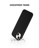 DailyObjects Black Flekt Silicone Phone Case Cover For iPhone 14 Plus