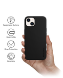 DailyObjects Black Flekt Silicone Phone Case Cover For iPhone 14 Plus