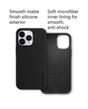 DailyObjects Black Flekt Silicone Case Cover For iPhone 11 Pro Max