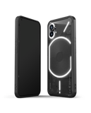 DailyObjects Black Frosted 2.0 Clear Case Cover For Nothing Phone 1