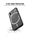 DailyObjects Black Frosted 2.0 Clear Case Cover For Nothing Phone 1
