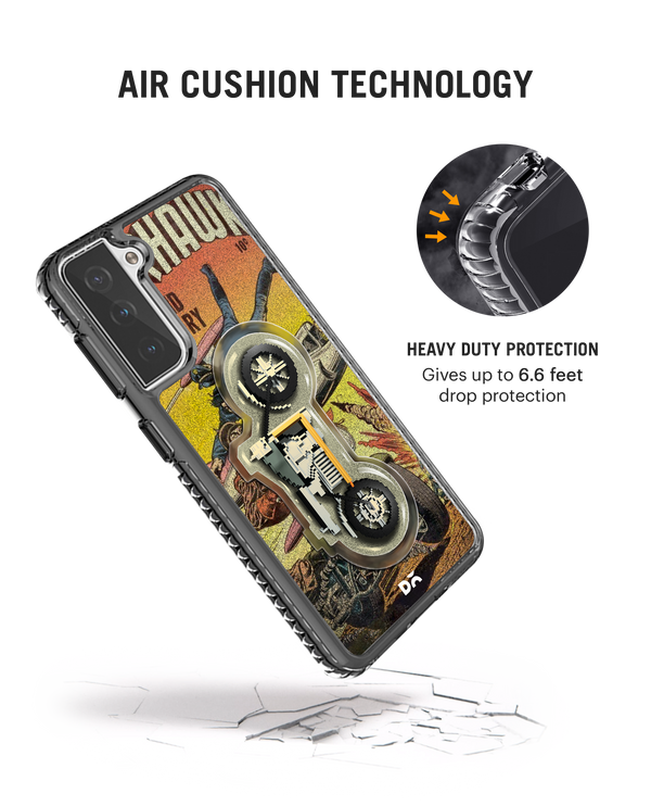 DailyObjects Black Hawk Stride 2.0 Case Cover For Samsung Galaxy S21