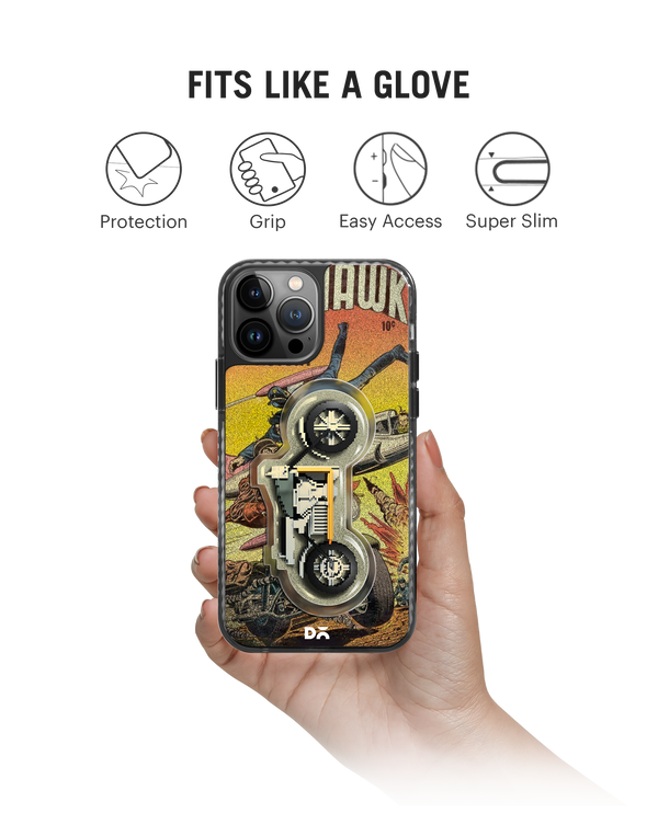 DailyObjects Black Hawk Stride 2.0 Case Cover For iPhone 13 Pro